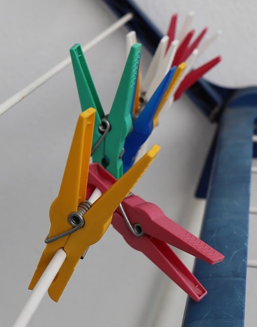 étendoir à linge quand on est étudiant