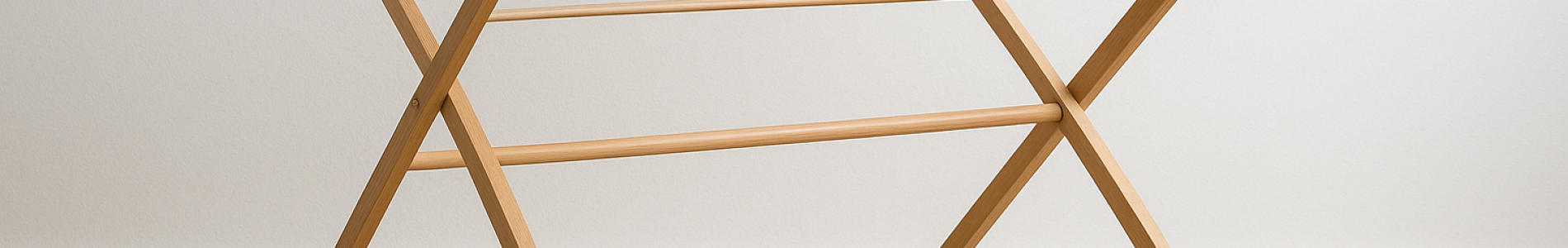 Étendoir à linge en bois pliable pour intérieur ou extérieur