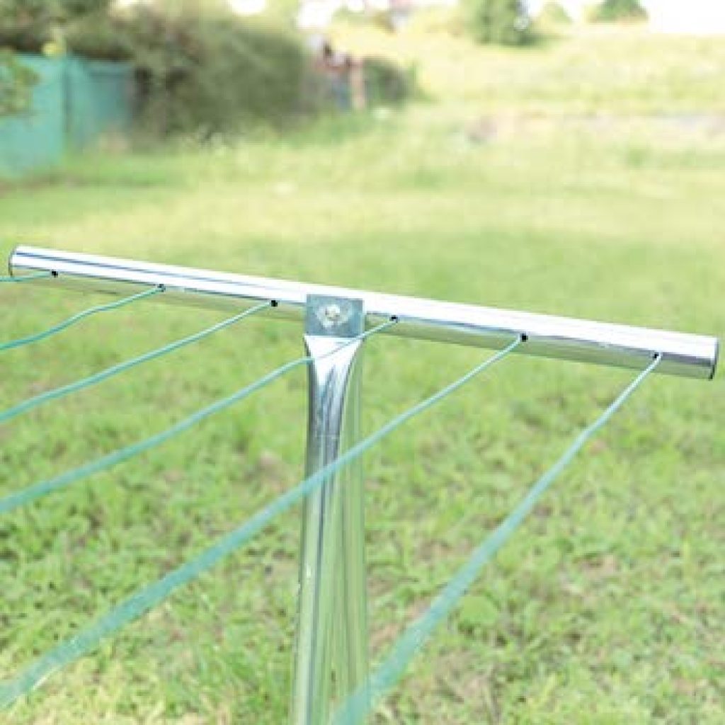 Poteaux à linge en acier galvanisé Ribiland
