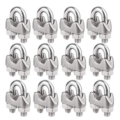 Serre-câbles En Acier Inoxydable - 20 Pièces - Réglables Sans Outil, Idéal Pour Rideaux, Cordes à Linge, Câbles